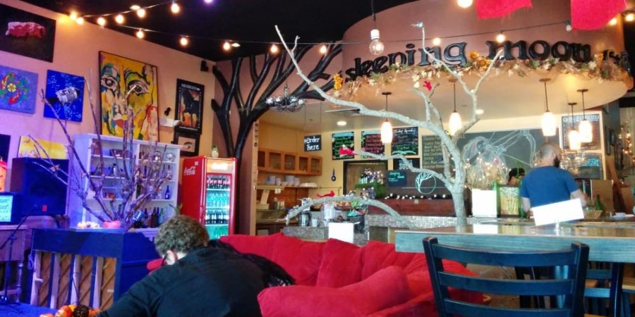 REW Visits Sleeping Moon Cafe