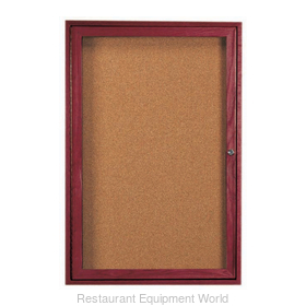 Aarco Products Inc CBC2418R Red Oak Enclosed Bulletin Board