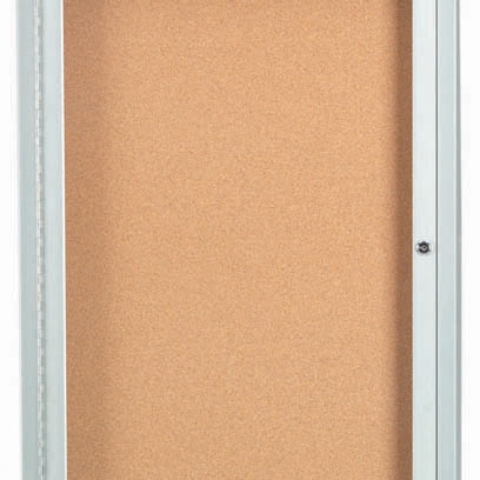 Aarco Products Inc DCC2418R Indoor Enclosed Aluminum Bulletin Board