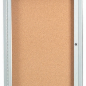 Aarco Products Inc DCC2418R Indoor Enclosed Aluminum Bulletin Board