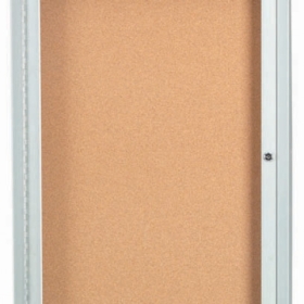 Aarco Products Inc DCC2418R Indoor Enclosed Aluminum Bulletin Board