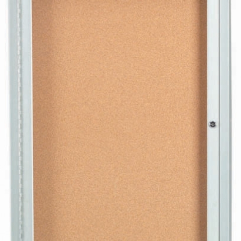Aarco Products Inc DCC2418RI Illuminated Indoor Enclosed Aluminum Bulletin Board