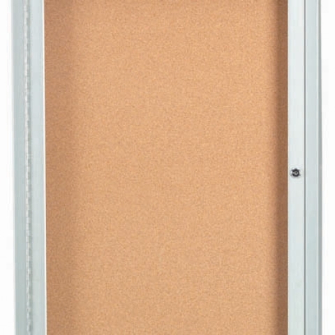 Aarco Products Inc DCC2418RI Illuminated Indoor Enclosed Aluminum Bulletin Board