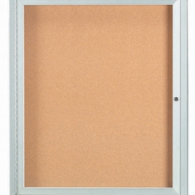 Aarco Products Inc DCC3630R Indoor Enclosed Aluminum Bulletin Board