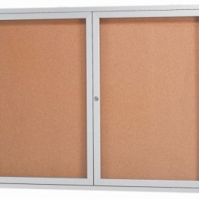 Aarco Products Inc DCC3648R Indoor Enclosed Aluminum Bulletin Board