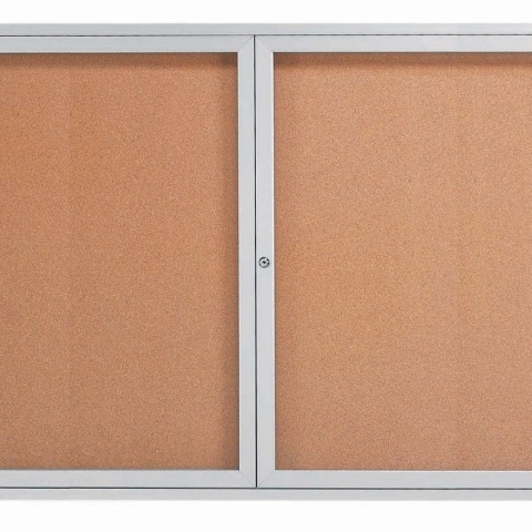 Aarco Products Inc DCC4872R Indoor Enclosed Aluminum Bulletin Board