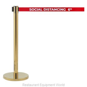 Aarco Products Inc HB-7PRD Crowd Control Stanchion, Retractable