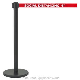 Aarco Products Inc HBK-7PRD Crowd Control Stanchion, Retractable