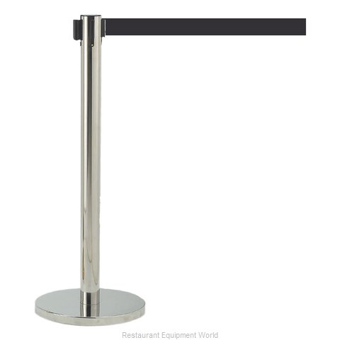 Aarco Products Inc HC-7BK Crowd Control Stanchion, Retractable (Magnified)