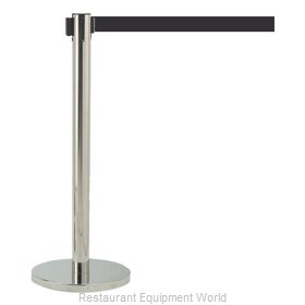 Aarco Products Inc HC-7BK Crowd Control Stanchion, Retractable