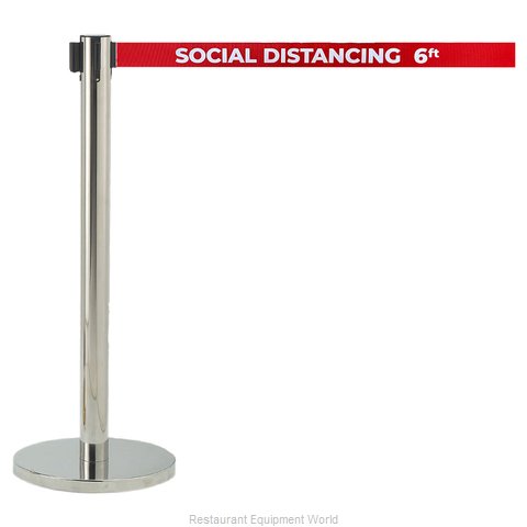 Aarco Products Inc HC-7PRD Crowd Control Stanchion, Retractable