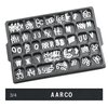 Aarco Products Inc HFD.75 Letter Number Set