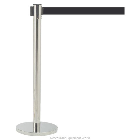 Aarco Products Inc HS-7BK Crowd Control Stanchion, Retractable