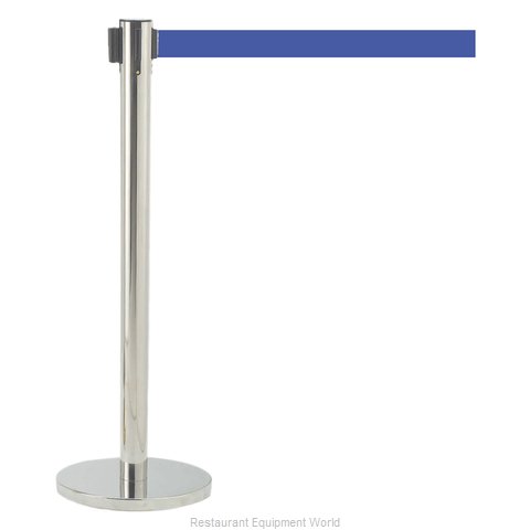 Aarco Products Inc HS-7BL Crowd Control Stanchion, Retractable (Magnified)