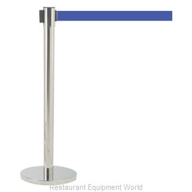 Aarco Products Inc HS-7BL Crowd Control Stanchion, Retractable