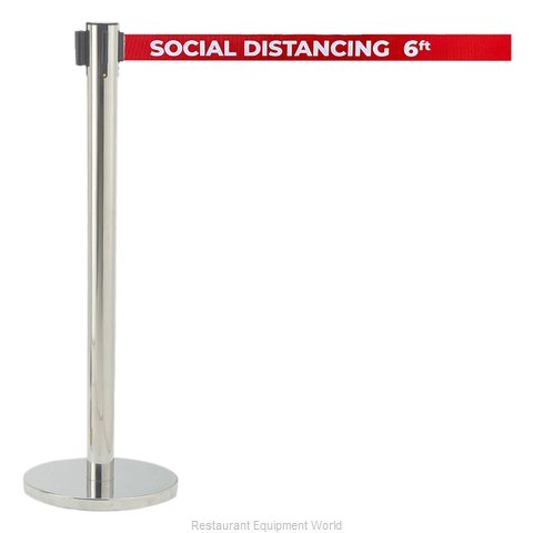 Aarco Products Inc HS-7PRD Crowd Control Stanchion, Retractable
