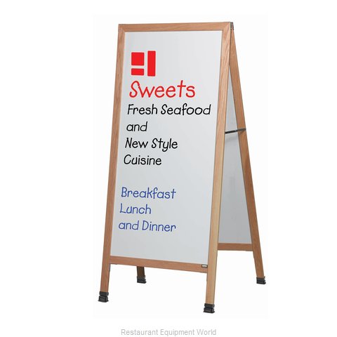 Aarco Products Inc LA5SW Sign Board, A-Frame