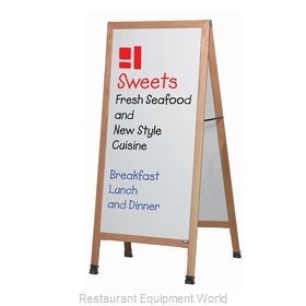 Aarco Products Inc LA5SW Sign Board, A-Frame