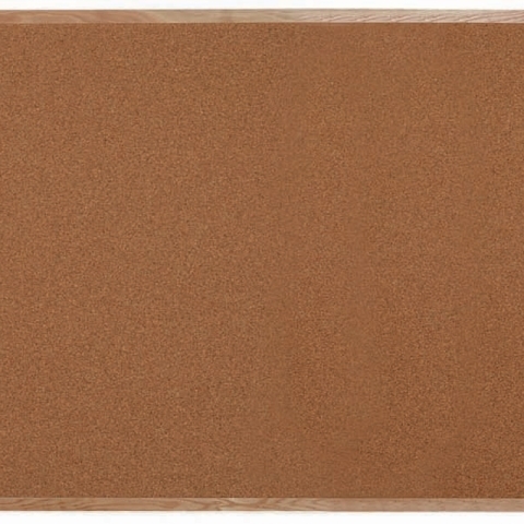 Aarco Products Inc OB48120 Natural Pebble Grain Cork Bulletin Board