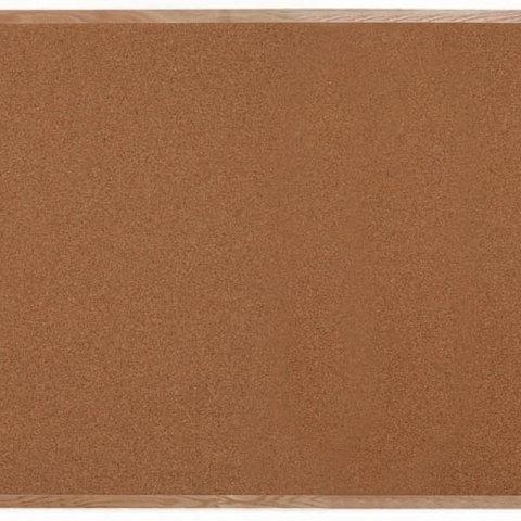 Aarco Products Inc OB48120 Natural Pebble Grain Cork Bulletin Board