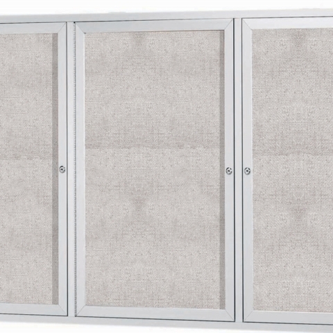 Aarco Products Inc ODCC4872-3R Outdoor Enclosed Aluminum Bulletin Board