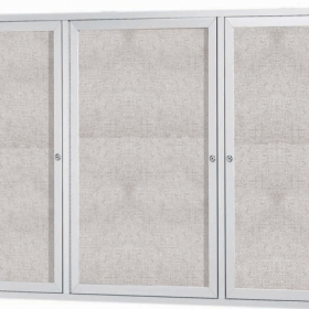 Aarco Products Inc ODCC4872-3R Outdoor Enclosed Aluminum Bulletin Board