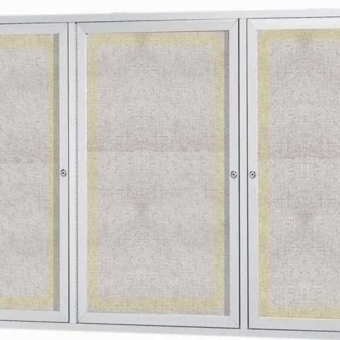 Aarco Products Inc ODCC4872-3RI Illuminated Outdoor Enclosed Aluminum Bulletin B