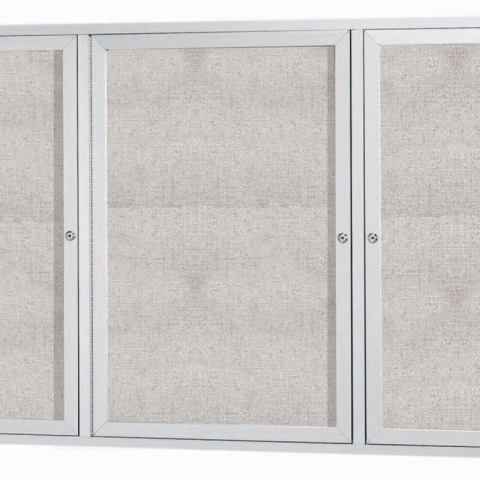Aarco Products Inc ODCC4896-3R Outdoor Enclosed Aluminum Bulletin Board