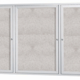 Aarco Products Inc ODCC4896-3R Outdoor Enclosed Aluminum Bulletin Board