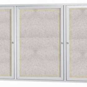 Aarco Products Inc ODCC4896-3RI Illuminated Outdoor Enclosed Aluminum Bulletin B