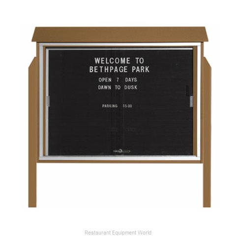 Aarco Products Inc PLDS3645LDPP-8 Message Center Board