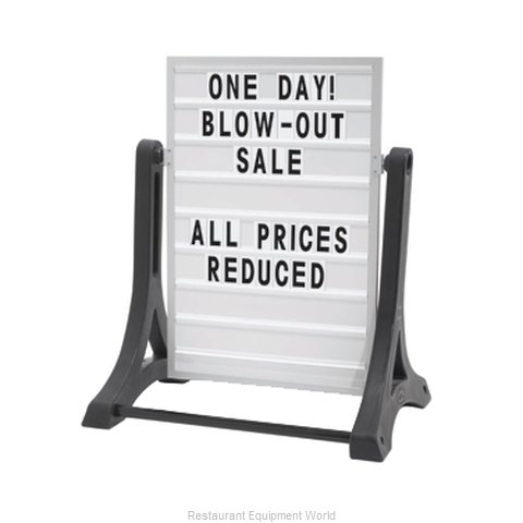 Aarco Products Inc ROC-1 Sign Board, A-Frame (Magnified)