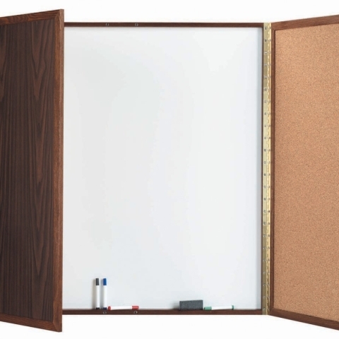 Aarco Products Inc WP-48 Enclosed Melamine Planning Board