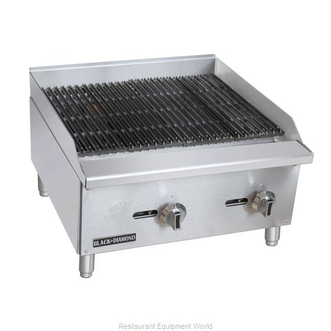 Admiral Craft BDECTC-24/NG Charbroiler, Gas, Countertop