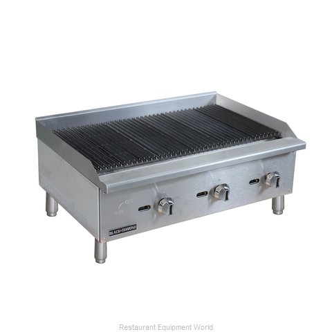 Admiral Craft BDECTC-36/NG Charbroiler, Gas, Countertop