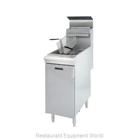 Admiral Craft BDGF-120/LPG Fryer, Gas, Floor Model, Full Pot