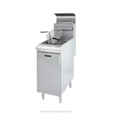 Admiral Craft BDGF-120/NG Fryer, Gas, Floor Model, Full Pot