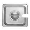 Tapa para Bandeja/Recipiente para Alimentos, Acero Inoxidabl
 <br><span class=fgrey12>(Admiral Craft CST-S/SL Steam Table Pan Cover, Stainless Steel)</span>