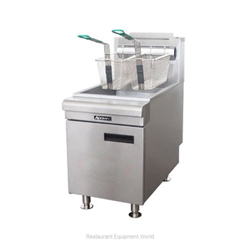 Adcraft CTF-60/NG Fryer Counter Unit Gas Full Pot