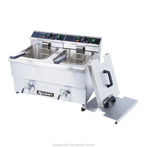 Admiral Craft DF-12L/2 Fryer, Electric, Countertop, Split Pot