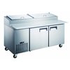 Admiral Craft GRPZ-2D Refrigerated Counter, Pizza Prep Table