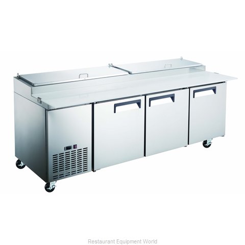 Admiral Craft GRPZ-3D Refrigerated Counter, Pizza Prep Table