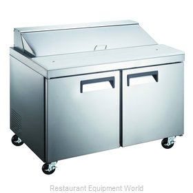 Admiral Craft GRSL-2D/60 Refrigerated Counter, Sandwich / Salad Top