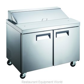 Admiral Craft GRSL-2D Refrigerated Counter, Sandwich / Salad Top