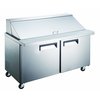 Encimera Refrigerada, Superficie Unidad para Emparedados
 <br><span class=fgrey12>(Admiral Craft GRSLM-2D/60 Refrigerated Counter, Mega Top Sandwich / Salad Unit)</span>