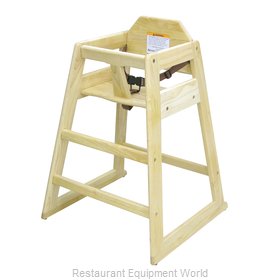 Admiral Craft HCW-1 High Chair, Wood