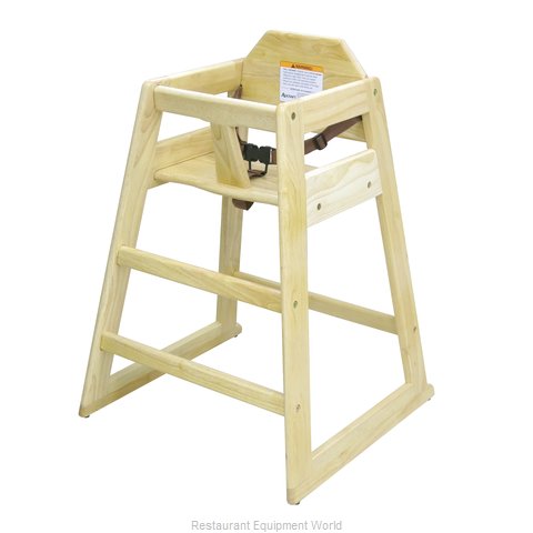 Admiral Craft HCW-1KD High Chair, Wood (Magnified)
