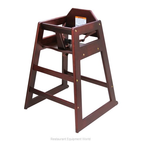 Admiral Craft HCW-5 High Chair, Wood (Magnified)