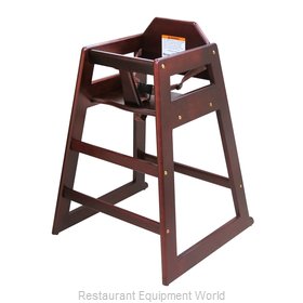 Admiral Craft HCW-5 High Chair, Wood