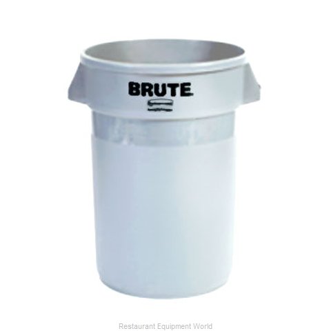 Adcraft R-2632WH Trash Garbage Waste Container Stationary
